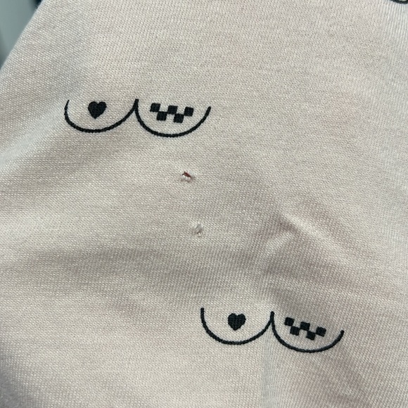 VANS Cropped Baby Tee Breast Cancer Awareness Size XL - Picture 4 of 4